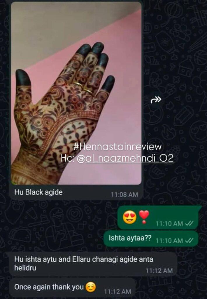 testimonial of alnaaz mehndi